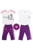 CONJUNTO ADIDAS DISNEY MINNIE INFANTIL - Branco/roxo CONJUNTO ADIDAS DISNEY MINNIE INFANTIL - Branco/roxo