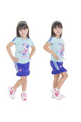 CONJUNTO ADIDAS DY MINNIE INFANTIL - Verde/roxo