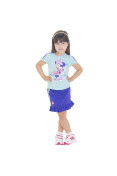 CONJUNTO ADIDAS DY MINNIE INFANTIL - Verde/roxo