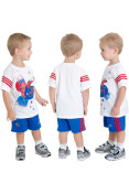 CONJUNTO ADIDAS DY SPIDERMAN INFANTIL - Branco/azul CONJUNTO ADIDAS DY SPIDERMAN INFANTIL - Branco/azul