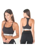 CONJUNTO COLCCI CALÇA LEGGING E TOP FEMININO - Preto