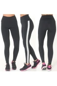 CONJUNTO COLCCI CALÇA LEGGING E TOP FEMININO - Preto