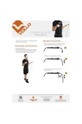 CORDA DE PULAR VOLLO PVC - Preto/laranja