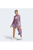 CROPPED ADIDAS FARM MANGA LONGA FEMININO - Azul/laranja
