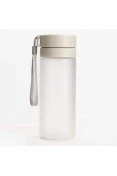 GARRAFA D' ÁGUA FRESH DAILY 600 ML LIVE - Cinza