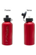 GARRAFA POKER ALUMÍNIO 500 ML - Vermelho