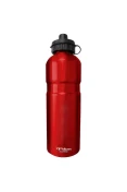 GARRAFA POKER ALUMÍNIO 750 ML - SQUEEZE - Vermelho