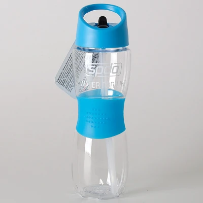 GARRAFA SPEEDO TRITAN 550ML - Transparente/azul