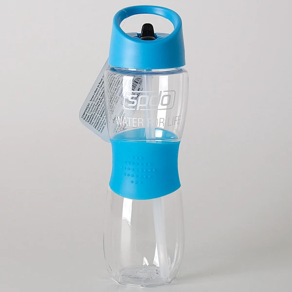 GARRAFA SPEEDO TRITAN 550ML - Transparente/azul