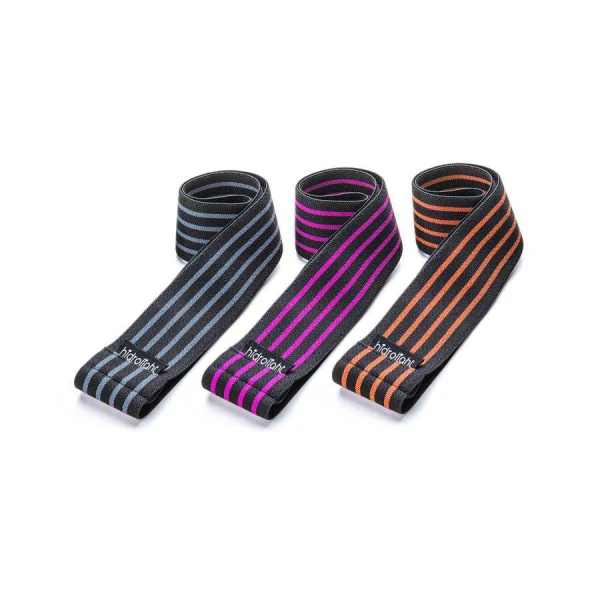 HIP BAND HIDROLIGHT ELASTICO PRO KIT C/3 PECAS RESISTÊNCIA 100MM - Colorido