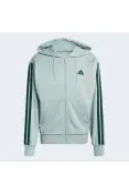 JAQUETA ADIDAS 3 STRIPES ESSENTIALS MASCULINA - Verde JAQUETA ADIDAS 3 STRIPES ESSENTIALS MASCULINA - Verde