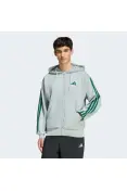 JAQUETA ADIDAS 3 STRIPES ESSENTIALS MASCULINA - Verde JAQUETA ADIDAS 3 STRIPES ESSENTIALS MASCULINA - Verde