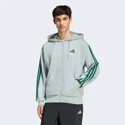 JAQUETA ADIDAS 3 STRIPES ESSENTIALS MASCULINA - Verde