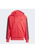 JAQUETA ADIDAS 3 STRIPES ESSENTIALS MASCULINA - Vermelho/preto