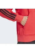 JAQUETA ADIDAS 3 STRIPES ESSENTIALS MASCULINA - Vermelho/preto