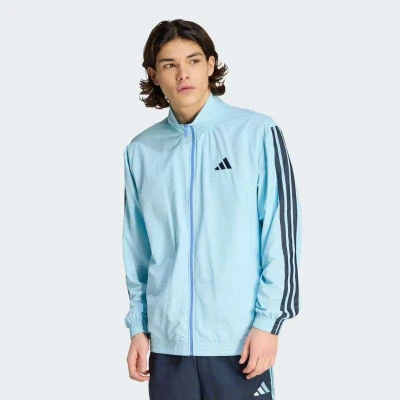JAQUETA ADIDAS 3S WV TT MASCULINA - Azul celeste/marinho