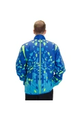 JAQUETA ADIDAS ADIZERO AZF WARM UP DUPLA FACE MASCULINA - Verde/azul