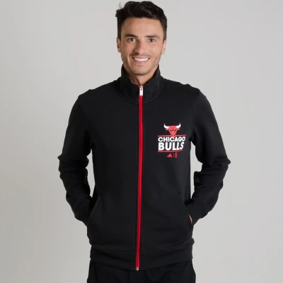 JAQUETA ADIDAS BASICS CHICAGO BULLS MASCULINA JAQUETA ADIDAS BASICS CHICAGO BULLS MASCULINA