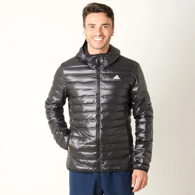 JAQUETA ADIDAS CAPUZ DOWN VARILITE MASCULINA - Preto