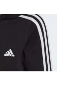 JAQUETA ADIDAS CAPUZ ESSENTIALS INFANTIL - Preto/branco