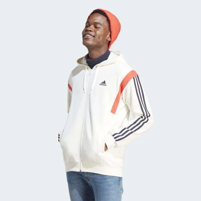 JAQUETA ADIDAS CB ZIP HD MASCULINA - Branco