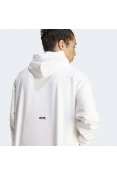 JAQUETA ADIDAS COM CAPUZ ZÍPER Z.N.E. MASCULINA - Branco