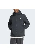 JAQUETA ADIDAS CORTA-VENTO CAPUZ ISOLADA BSC MASCULINA - Preto