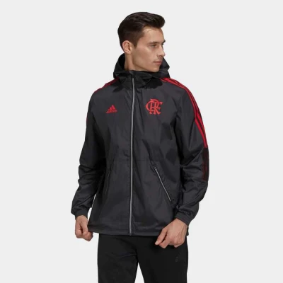 JAQUETA ADIDAS CORTA-VENTO CR FLAMENGO MASCULINA