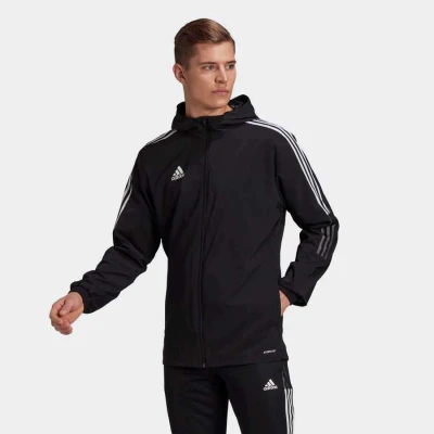JAQUETA ADIDAS CORTA-VENTO TIRO 21 MASCULINA - Preto/branco