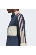 JAQUETA ADIDAS DE ATLETISMO FEMININA - Marinho/rosa