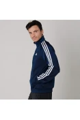 JAQUETA ADIDAS ESS 3S TREINO TOP MASCULINA - Marinho JAQUETA ADIDAS ESS 3S TREINO TOP MASCULINA - Marinho