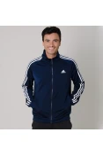 JAQUETA ADIDAS ESS 3S TREINO TOP MASCULINA - Marinho JAQUETA ADIDAS ESS 3S TREINO TOP MASCULINA - Marinho