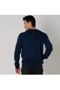 JAQUETA ADIDAS ESSENTIALS BASE FLEECE COM CAPUZ MASCULINA - Marinho JAQUETA ADIDAS ESSENTIALS BASE FLEECE COM CAPUZ MASCULINA - Marinho