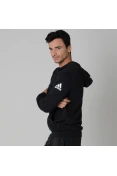 JAQUETA ADIDAS ESSENTIALS BASE FLEECE COM CAPUZ MASCULINA - Preto JAQUETA ADIDAS ESSENTIALS BASE FLEECE COM CAPUZ MASCULINA - Preto