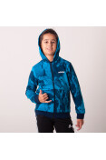 JAQUETA ADIDAS ESTAMPA CORRIDA ESSENTIALS INFANTIL - Azul