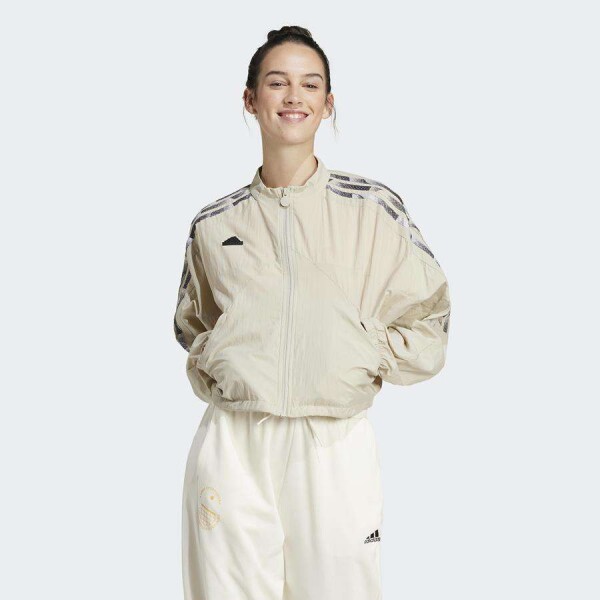 JAQUETA ADIDAS MALHA SUMMER TIRO CUT TRÊS LISTRAS FEMININA - Verde