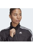 JAQUETA ADIDAS MARATHON 3-STRIPES FEMININA - Preto/branco