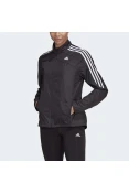 JAQUETA ADIDAS MARATHON 3-STRIPES FEMININA - Preto/branco