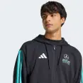 JAQUETA ADIDAS MERCEDES AMG PETRINAS F1 TEAM MASCULINA - Preto/verde