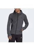 JAQUETA ADIDAS MOLETOM D2M MOTION MASCULINA - Grafite