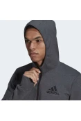 JAQUETA ADIDAS MOLETOM D2M MOTION MASCULINA - Grafite
