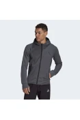 JAQUETA ADIDAS MOLETOM D2M MOTION MASCULINA - Grafite
