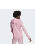 JAQUETA ADIDAS MOLETOM LOGO LINEAR FEMININA - Rosa