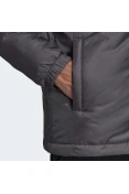 JAQUETA ADIDAS OUTDOOR C/CAPUZ ESS INS HO MASCULINA - Grafite/branco