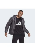 JAQUETA ADIDAS OUTDOOR C/CAPUZ ESS INS HO MASCULINA - Grafite/branco