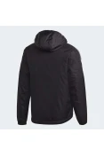JAQUETA ADIDAS OUTDOOR C/CAPUZ ESS INS HO MASCULINA - Preto/branco