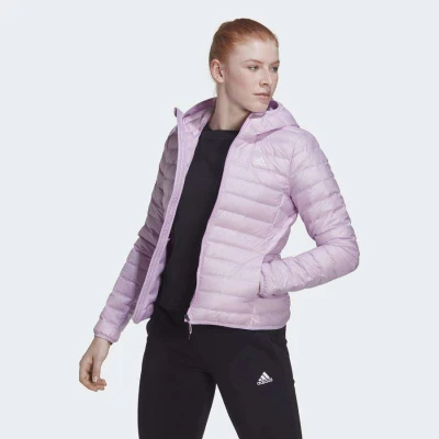 JAQUETA ADIDAS OUTDOOR VARILITE CAPUZ FEMININA - Lilas