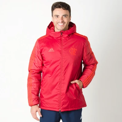 JAQUETA ADIDAS PESADA FLAMENGO MASCULINA - Vermelho