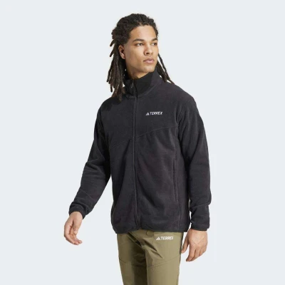 JAQUETA ADIDAS POLAR FLEECE MASCULINA - Preto