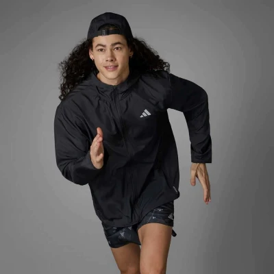 JAQUETA ADIDAS RUN IT MASCULINA - Preto